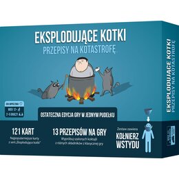 Gra karciana REBEL Eksplodujace Kotki Przepis na Kotastrofę