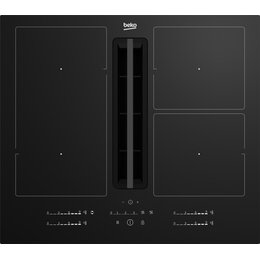 Płyta indukcyjna z wbudowanym okapem BEKO HIXI 64700 UF Łączenie pół