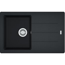 Zlewozmywak jednokomorowy z ociekaczem FRANKE Basis BFG 611-78 114.0676.296 Onyx 50x78