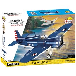 Klocki plastikowe COBI Historical Collection World War II F4F Wildcat - Northrop Grumman COBI-5731