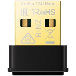 Karta sieciowa TP-LINK Archer T3U Nano USB-A, Zewnętrzna, 2.4 / 5 GHz