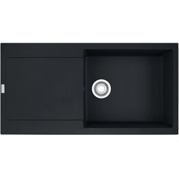 Zlewozmywak jednokomorowy z ociekaczem FRANKE Maris MRG 611-97 XL 114.0675.978 Czarny matowy 50x97