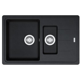 Zlewozmywak jednokomorowy z ociekaczem FRANKE Basis BFG 651-78 114.0676.282 Onyx 50x78