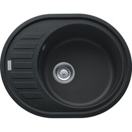 Zlewozmywak jednokomorowy z ociekaczem FRANKE Ronda ROG 611-62 114.0676.334 Onyx 50x62