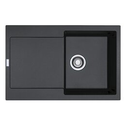 Zlewozmywak jednokomorowy z ociekaczem FRANKE Maris MRG 611-78 114.0676.022 Onyx 50x78