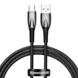 Kabel USB - USB-C BASEUS Glimmer 100W 1 m Czarny
