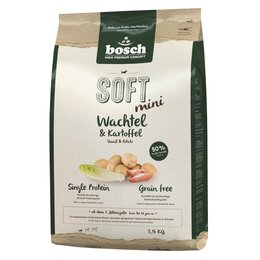 Karma dla psa BOSCH Soft Mini Adult Przepiórka i ziemniaki 2.5 kg