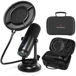 Mikrofon THRONMAX MDrill One Pro Kit Dwukierunkowy / Dookólny / Kardioidalny / Stereo Czarny