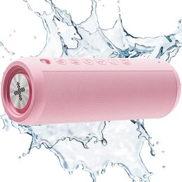 Głośnik mobilny XMUSIC BTS650P Radio FM Różowy