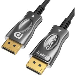 Kabel optyczny DisplayPort - DisplayPort CLAROC 20 m