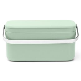 Pojemnik na odpady spożywcze BRABANTIA 215803, wytrzymały, do mycia w zmywarce, łatwe przenoszenie SinkSide 1,8L Zielony