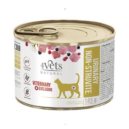 Karma dla kota 4VETS NATURAL Urinary No Struvit Cat 185 g