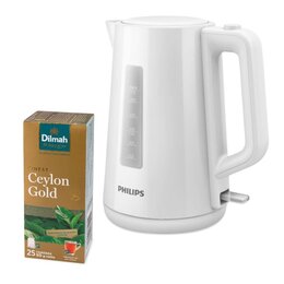 Czajnik PHILIPS HD9318/00 + Herbata DILMAH Ceylon Gold (25 sztuk)