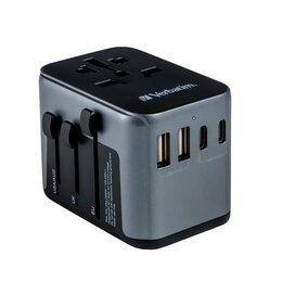 Adapter podróżny VERBATIM UTA-03 2 x USB 3 x USB-C (Globalny)