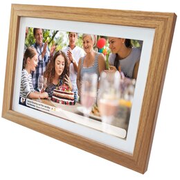Ramka cyfrowa DENVER Frameo PFF-1042LW Brązowy