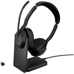Słuchawki JABRA Evolve 2 55 MS Stereo, Bezprzewodowe, Nauszne, ANC