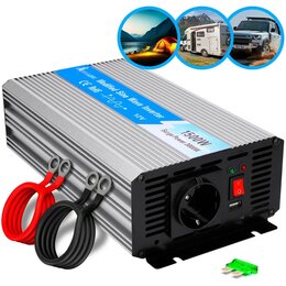 Przetwornica EXTRALINK 12V na 230 1500W/3000W Czysta sinusoida