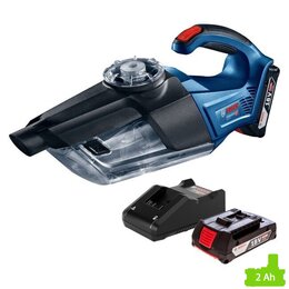 Odkurzacz BOSCH GAS 18V-1 (Brak akumulatora i ładowarki w zestawie) + Ładowarka BOSCH Professional GAL 18V-40 1600A019RJ + Akumulator BOSCH Professional GBA 1600Z00036 2Ah 18V
