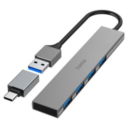 Hub HAMA 200141 USB 3.2 Gen. 1, Pasywny