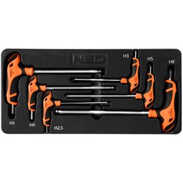 Zestaw kluczy imbusowych NEO TOOLS 84-254 (6 elementów)