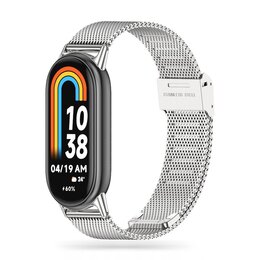 Pasek TECH-PROTECT MilaneseBand do Xiaomi Smart Band 8/8 NFC/9/9 NFC Srebrny