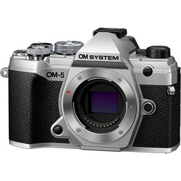 Aparat OLYMPUS OM-5 Body Srebrny, 20.4Mpix, 4K 24p, TruePic IX