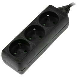 Listwa HAMA Standard 3GN 1.5 m Czarny