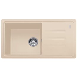 Zlewozmywak jednokomorowy z ociekaczem FRANKE Malta BSG 611-78 114.0676.307 Beżowy 43.5x78