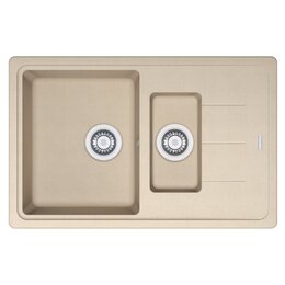 Zlewozmywak półtorakomorowy z ociekaczem FRANKE Basis BFG 651-78 114.0676.279 Beżowy 50x78