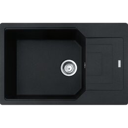 Zlewozmywak jednokomorowy z ociekaczem FRANKE Urban UBG 611-78 XL 114.0687.278 Onyx 50x78