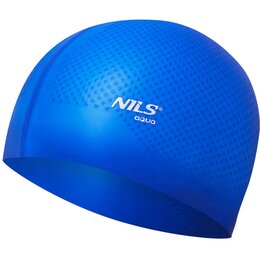 Czepek NILS AQUA Dots Niebieski