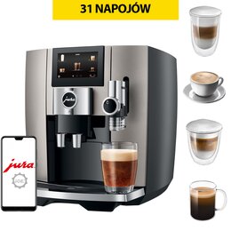 Ekspres JURA J8 Midnight Silver (EA) z systemem Sweet Foam
