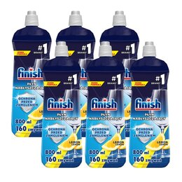 Nabłyszczacz do zmywarek FINISH Shine Protect Cytrynowy 6 x 800 ml