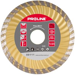 Tarcza do cięcia PROLINE Super Turbo 88111 115 mm