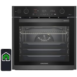 Piekarnik GRUNDIG GEBD19401DXPH Elektryczny parowy Ciemny Inox A+
