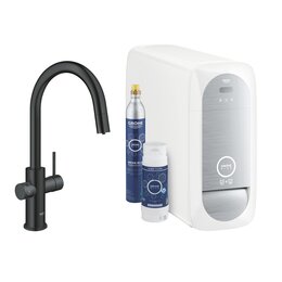 Bateria GROHE Blue Home 31541KS0 z filtrem Aksamitna czerń