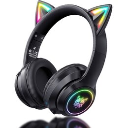 Słuchawki ONIKUMA B90 RGB Bezprzewodowe, Nauszne, Dźwięk przestrzenny Czarny