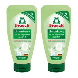 Żel do zmywarki FROSCH Lemon 2 x 650 ml