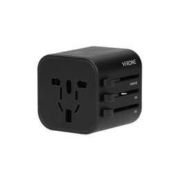 Adapter podróżny ORNO Virone TA-1 Czarny