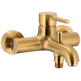 Bateria wannowa natynkowa KFA ARMATURA Moza 5034-010-31 Złoto szczotkowane