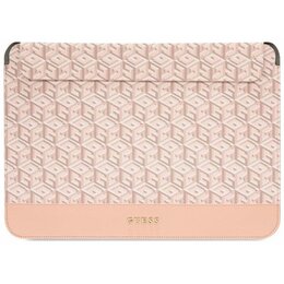 Etui na notebooka GUESS GCube Stripes Computer Sleeve 14 cali Różowy