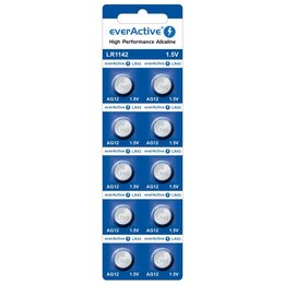 Baterie AG12 G12 LR1142 LR43 EVERACTIVE Mini (10 szt.)