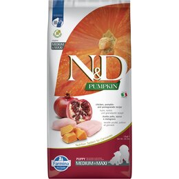 Karma dla psa FARMINA N&D Pumpkin Kurczak z dynią i owocem granatu Medium Maxi 12 kg