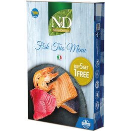 Karma dla kota FARMINA N&D Natural Fish Trio Menu (6 x 70 g)