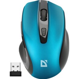Mysz DEFENDER Prime MB-053 Turkusowy