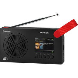 Radio SENCOR SRD 7757BK Przenośne Czarny