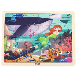 Puzzle VIGA Na podkładce: Morze 44645 (24 elementy)