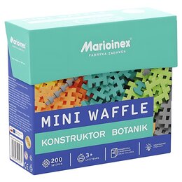 Klocki elastyczne MARIOINEX Mini Waffle Konstruktor Botanik 904275