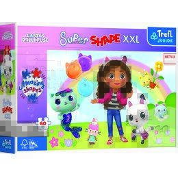 Puzzle TREFL Koci Domek Gabi Weseli przyjaciele Gabi XXL 50039 (60 elementów)