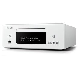 Amplituner Stereo DENON RCD-N12 DAB Biały,HDMI ARC,Odtw.CD,Tuner AM/FM/DAB/DAB+,BT,Wi-Fi,AirPlay2,Multiroom HEOS